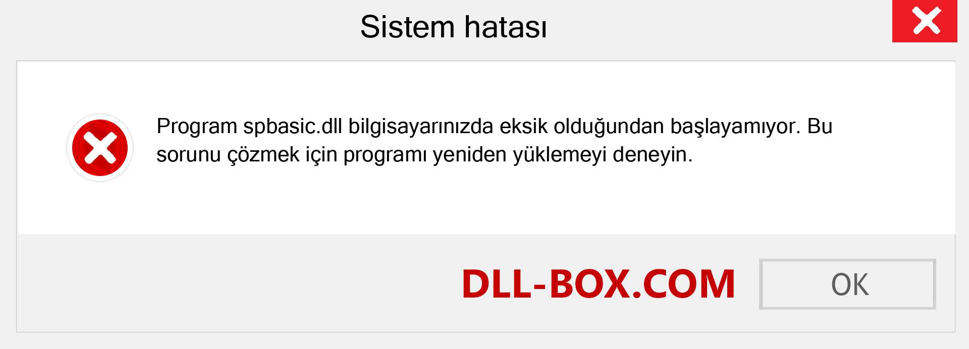 spbasic.dll dosyası eksik mi? Windows 7, 8, 10 için İndirin - Windows'ta spbasic dll Eksik Hatasını Düzeltin, fotoğraflar, resimler